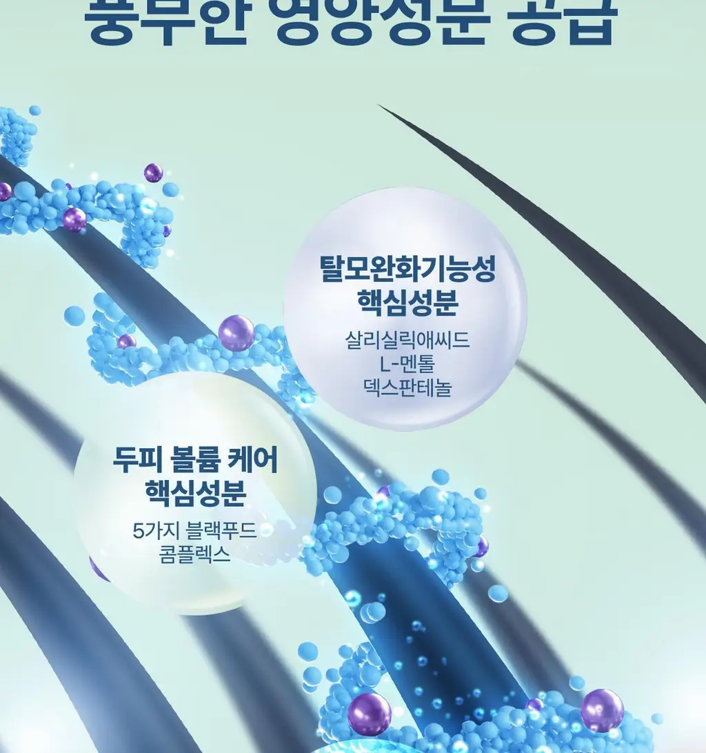 [모발볼륨] 헤드스파7 더프리미엄 트리트먼트 210ml+210ml (탈모증상완화) 상세페이지 12